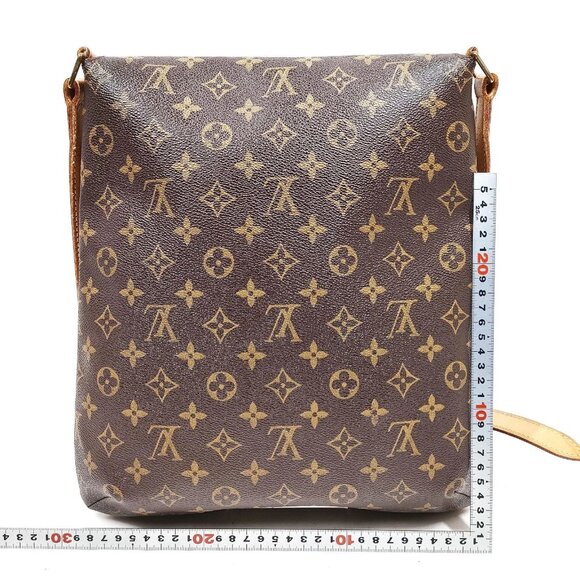 Authentic  Louis Vuitton Musette Brown Monogram Shoulder Bag LCMON293-121525 - Picture 2 of 9